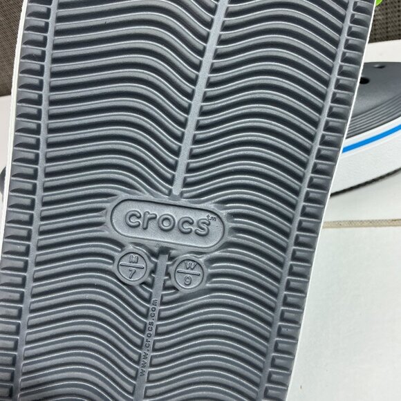 Crocs Unisex Adults Grey Clogs Size M7/W9 With Tags - Picture 5 of 5